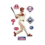 Fathead Chase Utley Philadelphia Phillies Wall Decal