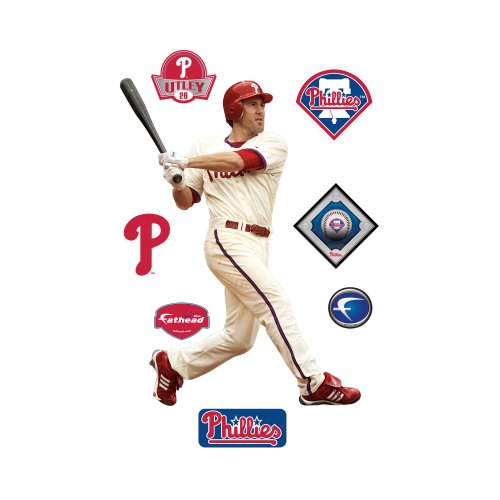 Fathead Chase Utley Philadelphia Phillies Wall Decal