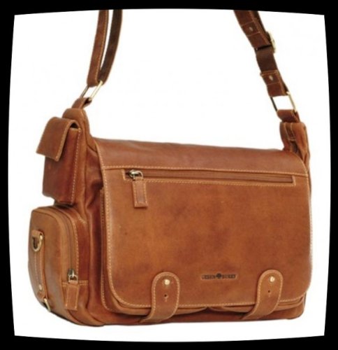 Greenburry Umh&auml;ngetasche 39 x 27 x 12 cm braun