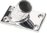 60 Degree RECTANGULAR BASE 7/8 Stainless Steel