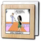 Review 3dRose LLC  / Early Pageantry - 6 Inch Tile Napkin Holder