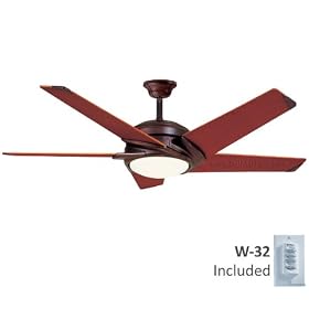 Casablanca Fans 3232T 53" Stealth Weathered Copper Ceiling Fan w/ Light, Wall Ctrl & B32-DC Blades