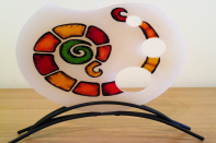 decorative hand painted candles