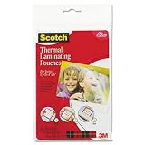 Scotch TP590020 - Photo size thermal laminating pouches, 5 mil, 6 x 4, 20/pack-MMMTP590020