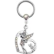 14 Gauge Aurora Gem Fairy Heart Dangle Captive Ring