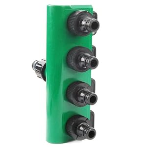 WMA 4 Way Garden Tap Hose Pipe Connector Splitter Adaptor