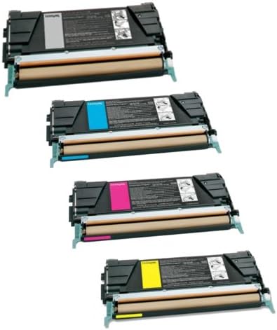 Quality Laser Toner C734A1KG C734A1CG C734A1MG C734A1YG Remanufactured 8,000/6,000 page Lexmark C734 C736 X734 X736 X738 High Yield Toner Cartridge Set (BLACK, CYAN, MAGENTA, YELLOW) OEM Quality!