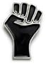 BLACK POWER Belt Buckle Salute Rap Hip Hop