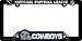 Dallas Cowboys License Plate Frame Two Pack Set