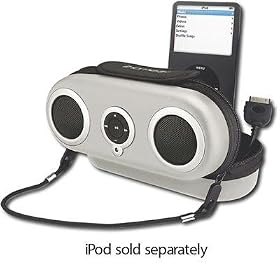 iHome iH13B Protective Speaker Case for iPod (Silver)