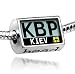 Beads "Airport code "KBP / Kiev" country: Ukraine - Pandora Charm & Bracelet Compatible