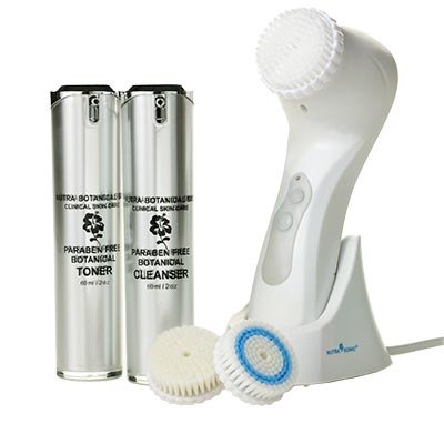 Nutra Sonic Professional Face  &  Body Cleanser Eliminates Dirt, Makeup  &  Oil Diminishes Fine Lines  &  Acne 4 -Speeds Nutra Sonic Professional Face  &  Body Cleanser Eliminates Dirt, Makeup  &  Oil Diminishes Fine Lines  &  Acne 4 -Speeds