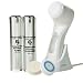 Nutra Sonic Professional Face & Body Cleanser Eliminates Dirt, Makeup & Oil Diminishes Fine Lines & Acne 4 -Speeds