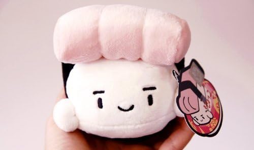 Japanese SUSHI suctioncup mini cushion kawaii cute gift ~Salmon 4.3"