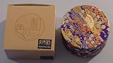Yuzen Navy Blue Incense Travel Case - From Seikundo of Japan