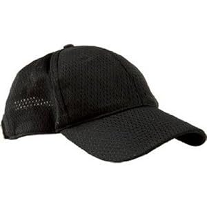 Chef Works BCCV-BLK Total Cool Vent Baseball Caps, Black by 