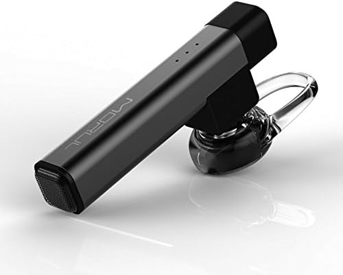 Morul Metal One Presskey Mini Lightweight Universal Wireless Bluetooth Headsets Bluetooth 4.0 for Smart Phone -- Metal Gray
