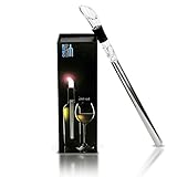 Wine Chiller - Chiller Pronto, Wine Chiller Stick - Stainless Steel Chill Rod - All in One Pourer and Aerator - Best Choice for wine lovers' Gifts!