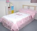 Twin Ballerina Girl Twin Kids Childrens Bedding Set 4pcs