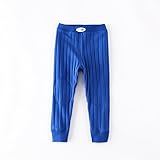 PANCY 子供服 秋冬 長ズボン 裏起毛 防寒 綿服　女の子 男の子(ブルー,100cm)