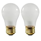 2 Pack 15 Watt A15 Frosted 130 Volt Medium Base Appliance and Ceiling Fan Light Bulb Satco S3949 416%2BFLgzlGL. SL160 2 Pack 15 Watt A15 Frosted 130 Volt Medium Base Appliance and Ceiling Fan Light Bulb Satco S3949