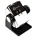 Rolodex 1734238 Rolodex Wood Tones Wood Open Rotary File, 400-Card Capacity, Black