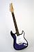 Crescent 39" Transparent Blue Electric Guitar with Accessories