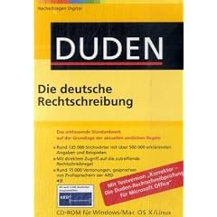 Duden 01. Die deutsche Rechtschreibung.  Office-Bibliothek. CD-ROM f�r Windows, Mac OS X und Linux