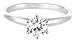 Certified Platinum Round Solitaire Diamond