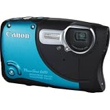 Canon PowerShot D20 12.1 MP CMOS Waterproof Digital Camera with 5x Image Stabilized Zoom 28mm Wide-Angle Lens a 3.0-Inch LCD and GPS Tracking (Blue)