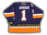 AL ARBOUR NY Islanders SIGNED Stanley Cup Hockey JERSEY