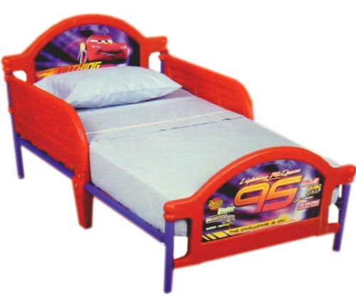 Disney Pixar Cars Toddler Bed with Bed Rails
