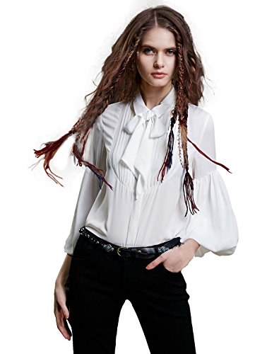 (アートカー)Artka オリジナルデザイン レディーズ中世ヨーロッパ風バルーンスリーブシフォンシャツ SA15257Q