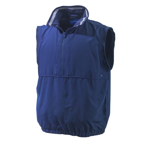 Backspin Microsuede Golf Vest Large Navy