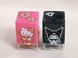 Hello Kitty (Design Cover - Pink Daisy) & Kuromi: 2 Way Self-inking Stamps Set