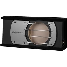 Pioneer UDSW10B 10-Inch Shallow Sealed Enclosure for PIOTSSW2541D Behind Seat Use