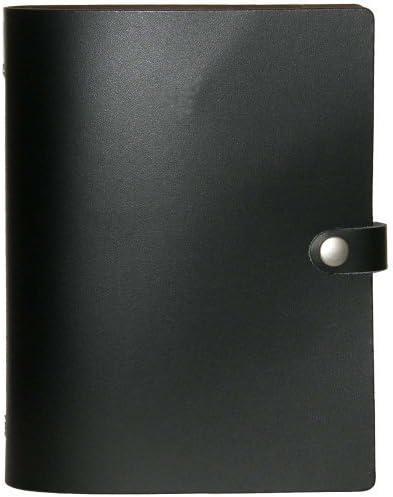 A5 size -6 hole Risaikurureza binder black AFS-21 by NTT Planning