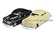 Classic Metal Works N Scale 1949 Mercury 2-Door Hardtops (1-black & 1-Calabash yellow)