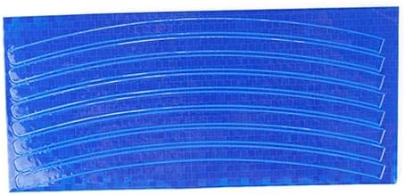 Fluorescent MTB Bike Bicycle Cycling Wheel Rim Reflective Stickers Decal