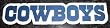 Dallas Cowboys Team Name NFL Car Magnet