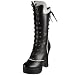Bordello by Pleaser Women's Courtess-1025 Lace Up Boot