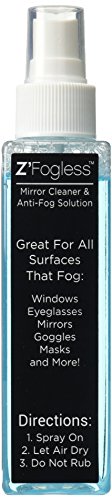 Zadro Foggless Anti-Fog Solution Personal Mirrors