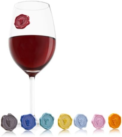 Wine Trio Bundle: Wine and Cheese Pairing Wheel, Wine and Food Pairing Wheel, and 8 Wine Glass Markers