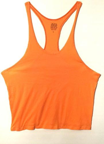 nvw Mens Muscle Stringer Tanktop Medium Orange