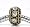 Birthstone Spacer Bead Charm (Gold on Clear)