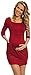 Happy Mama. Womens Maternity Jersey Dress Easy Breastfeeding 50% OFF. 252p