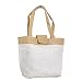 Olive N Figs Plain Vanilla Jute Handbag/Tote
