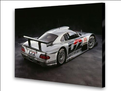 Archival Canvas and Photographic Limited Edition Art Print Merc CLK-GTR Rear - 1998 28" x 36"