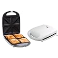 Croque-monsieur XL - Jusqu'� 4 croques en m�me temps - 1100W - Blanc