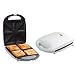 Croque-monsieur XL - Jusqu'� 4 croques en m�me temps - 1100W - Blanc